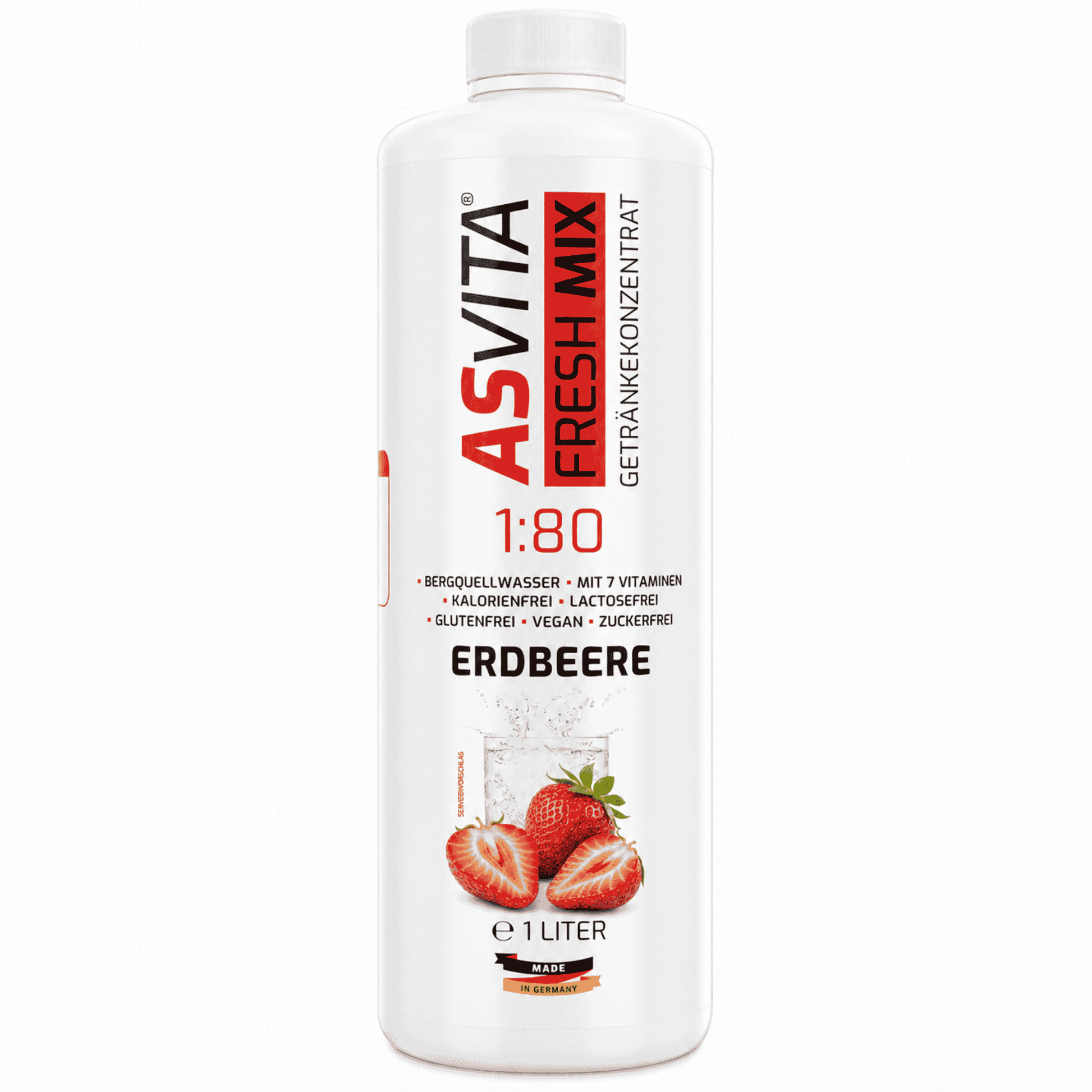 ASVita Fresh Mix Mineralgetränk 1/80 - 1L - SHOPOUTLET24. Der Protein und Supplement Dealer