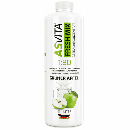 ASVita Fresh Mix Mineralgetränk 1/80 - 1L - SHOPOUTLET24. Der Protein und Supplement Dealer