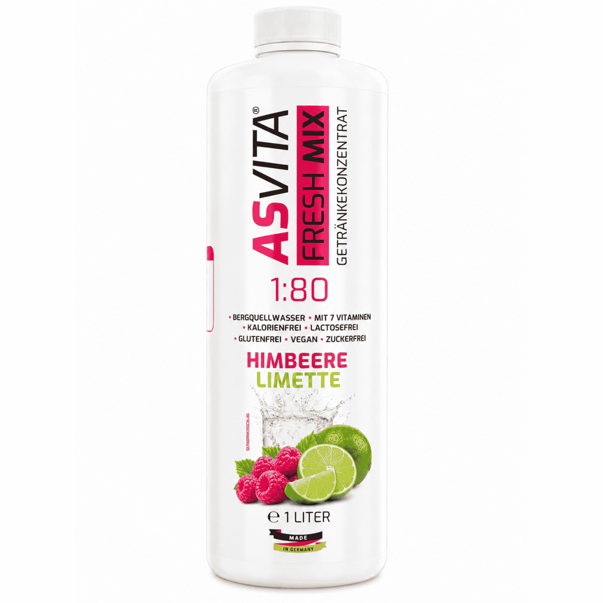 ASVita Fresh Mix Mineralgetränk 1/80 - 1L - SHOPOUTLET24. Der Protein und Supplement Dealer