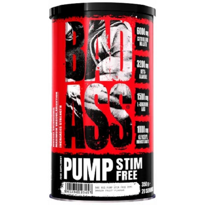 BAD ASS Pump Stim Free 350g - SHOPOUTLET24. Der Protein und Supplement Dealer