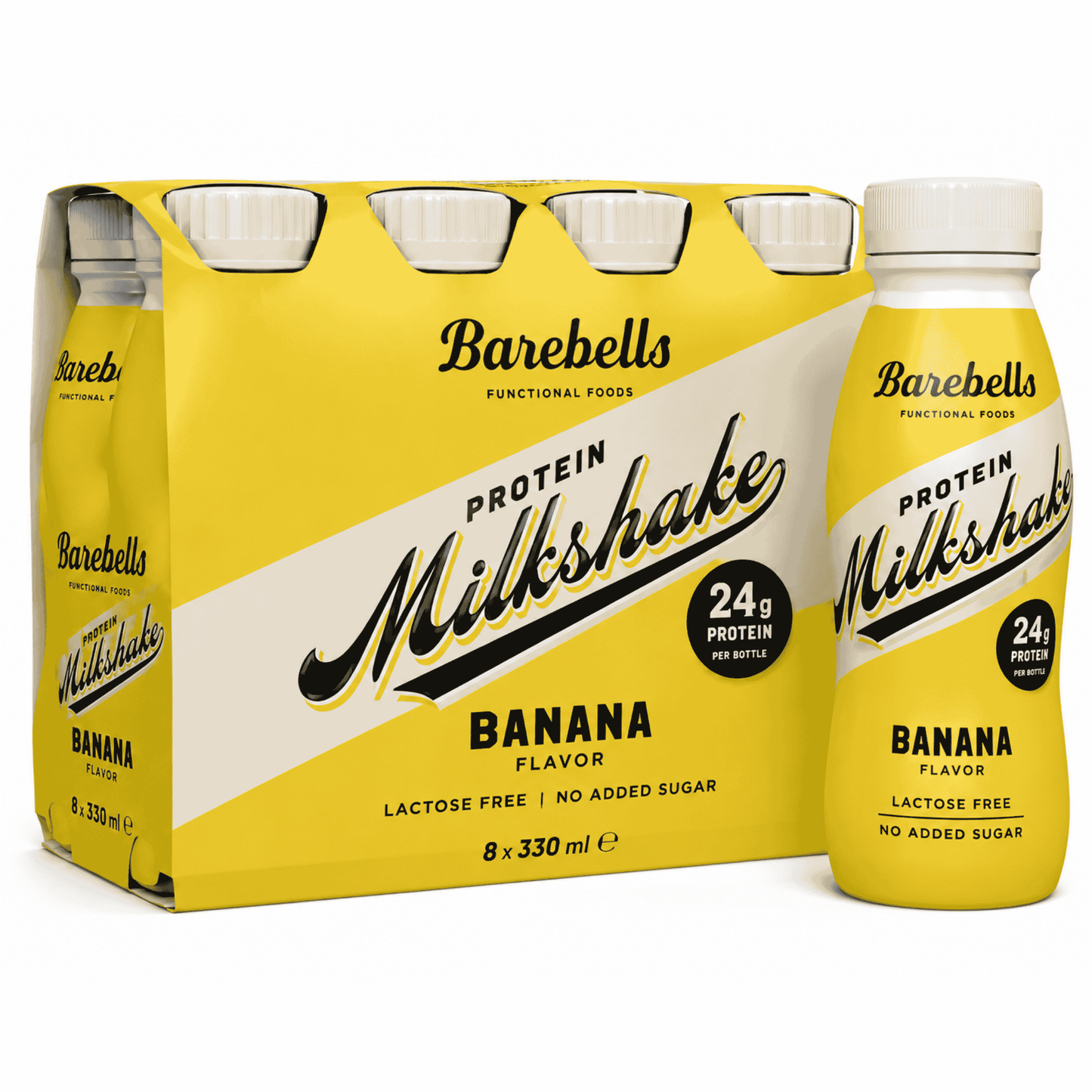 Barebells Protein Milkshake (8x330ml) Banana - SHOPOUTLET24. Der Protein und Supplement Dealer