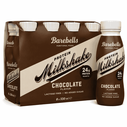 Barebells Protein Milkshake (8x330ml) Chocolate - SHOPOUTLET24. Der Protein und Supplement Dealer