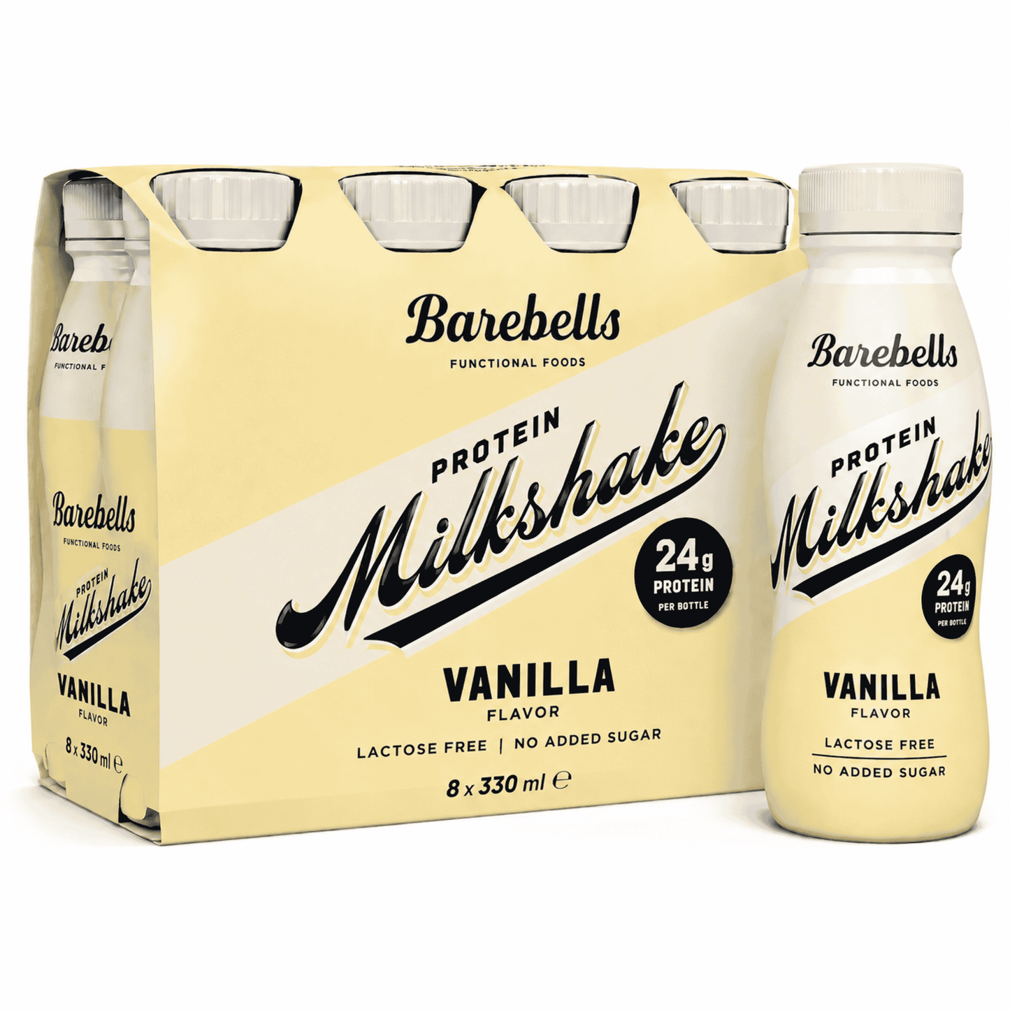 Barebells Protein Milkshake (8x330ml) Vanilla - SHOPOUTLET24. Der Protein und Supplement Dealer