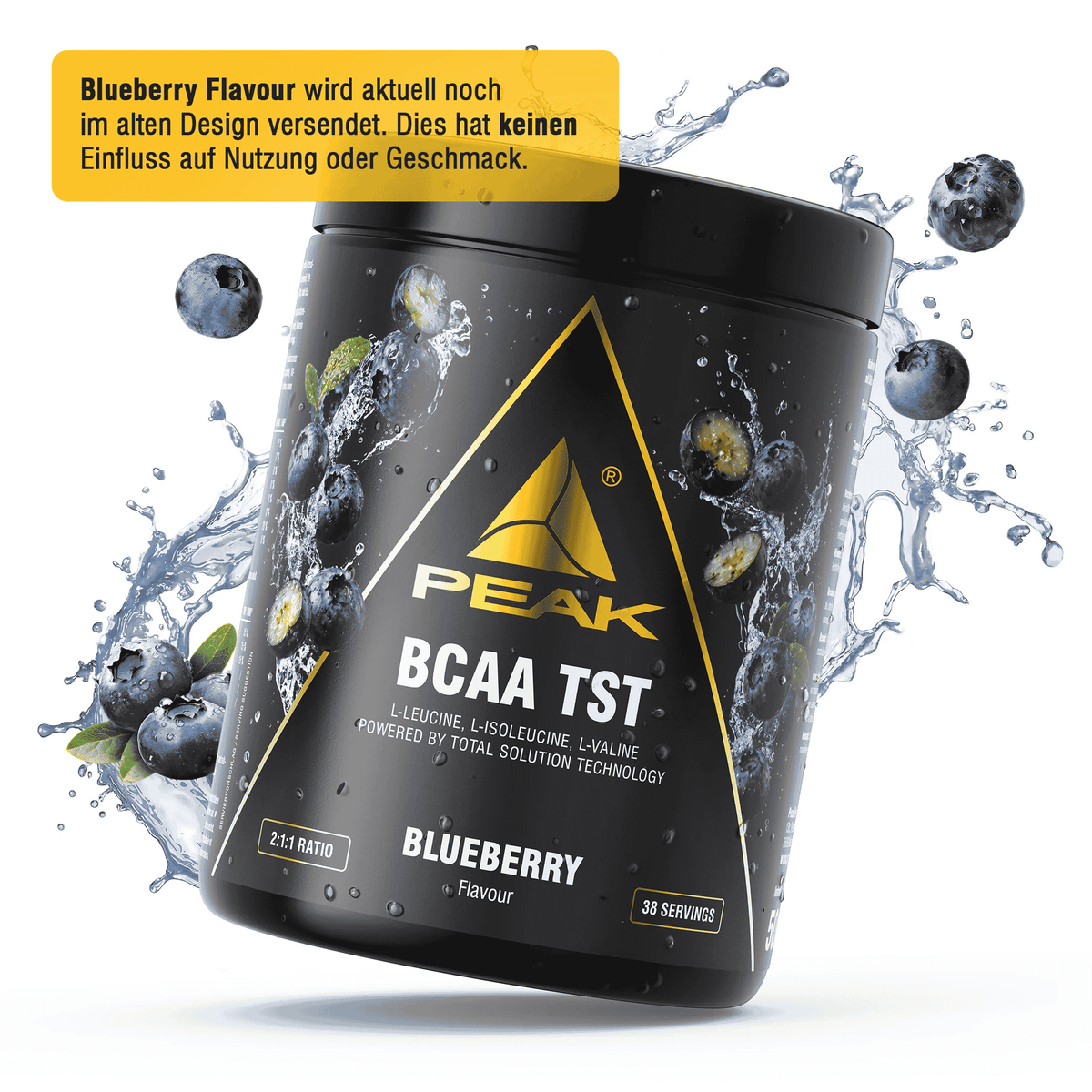 Peak BCAA-TST - 500g - SHOPOUTLET24. Der Protein und Supplement Dealer