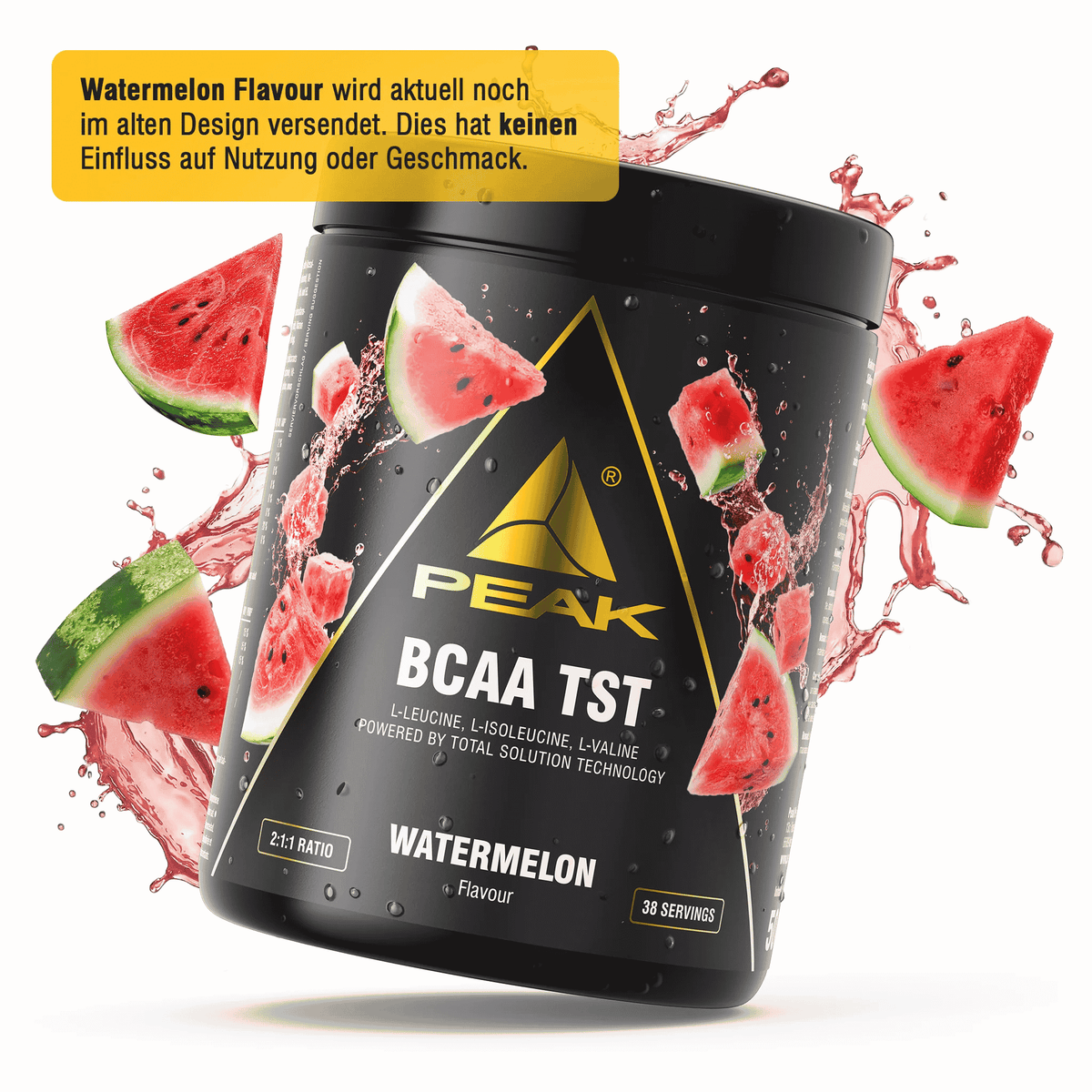 Peak BCAA-TST - 500g - SHOPOUTLET24. Der Protein und Supplement Dealer