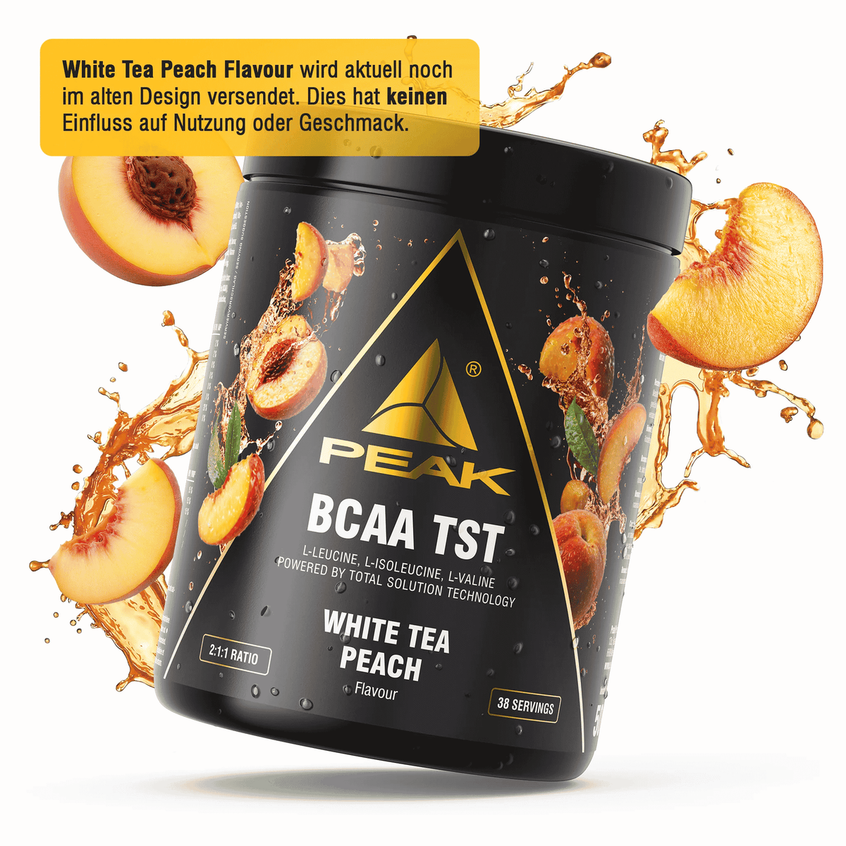 Peak BCAA-TST - 500g - SHOPOUTLET24. Der Protein und Supplement Dealer