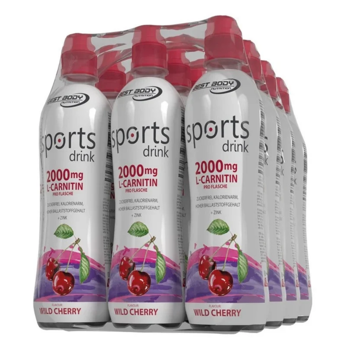 Best Body Sports Drink mit L-Carnitin(12x500ml) - SHOPOUTLET24. Der Protein und Supplement Dealer