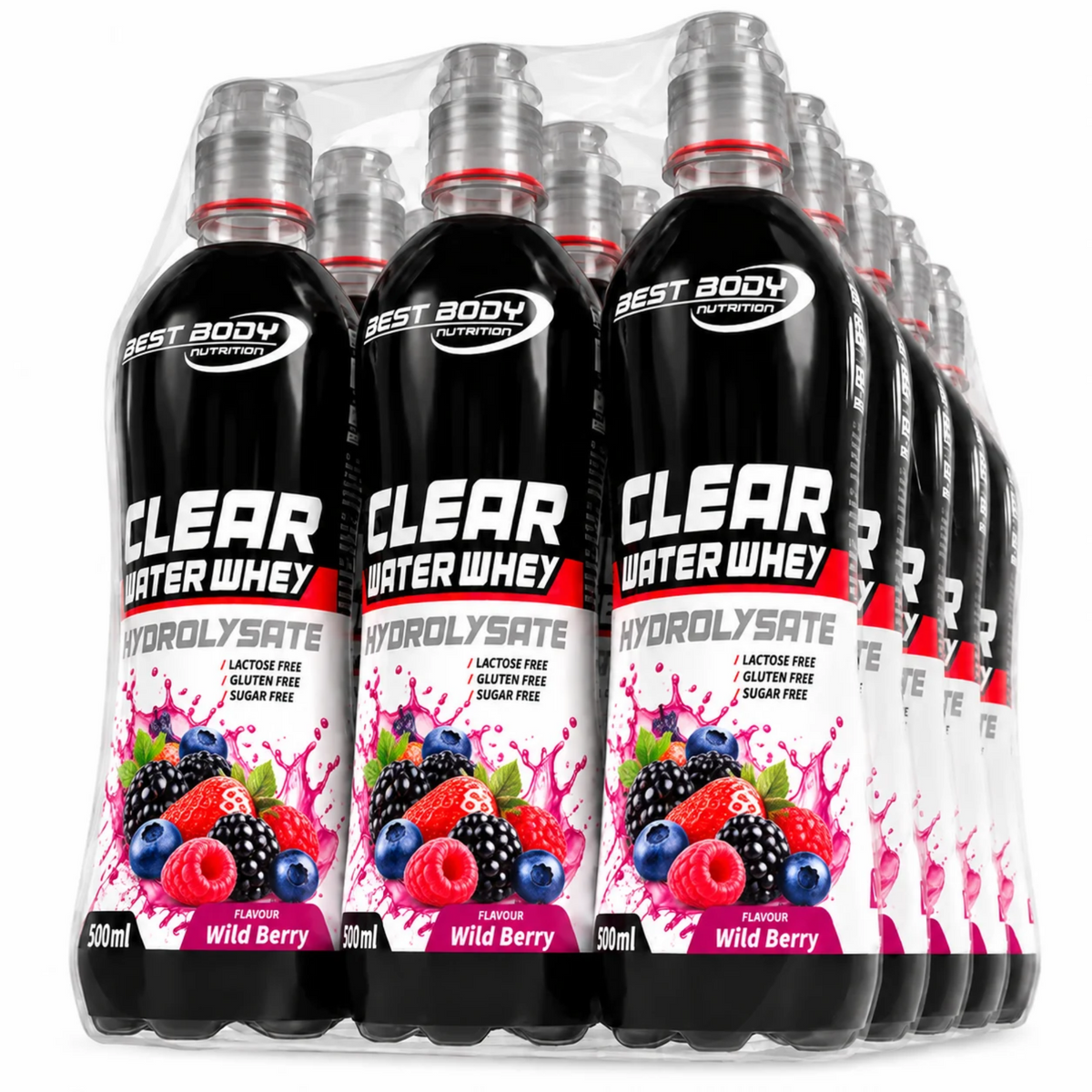 Best Body Professional Water Whey Isolate Drink 12x500ml