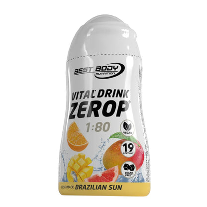 Best Body Vital Drink Flavour Drops 1:80 - 48ml Squeeze Flasche - SHOPOUTLET24. Der Protein und Supplement Dealer