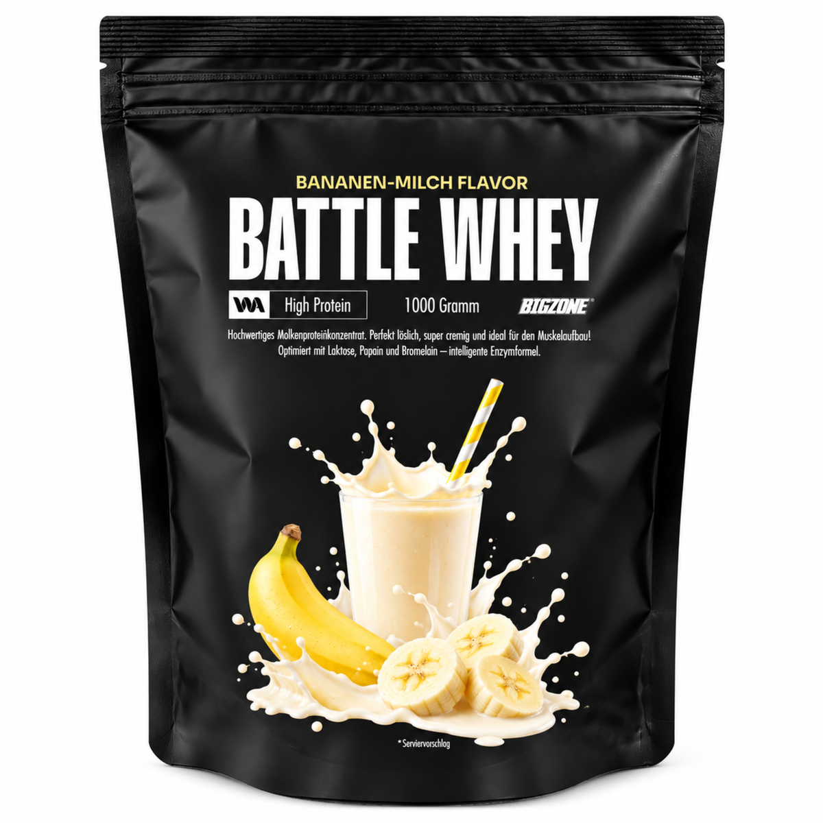 Big Zone Battle Whey 1000g - SHOPOUTLET24. Der Protein und Supplement Dealer