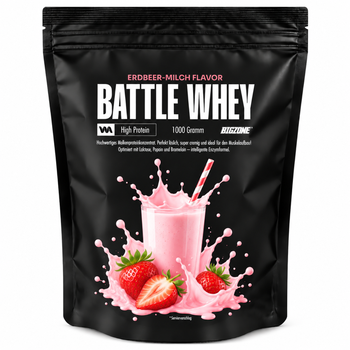 Big Zone Battle Whey 1000g - SHOPOUTLET24. Der Protein und Supplement Dealer
