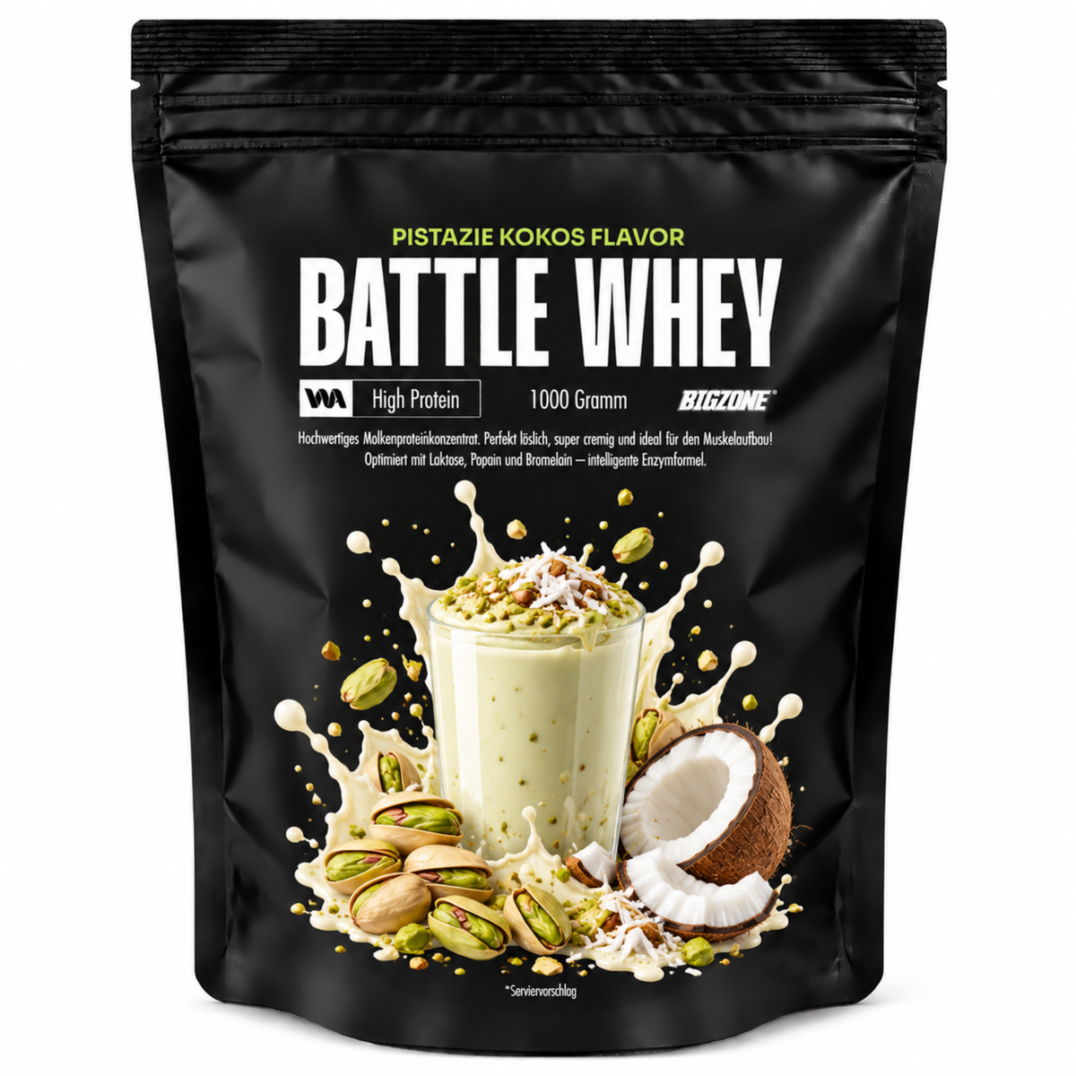 Big Zone Battle Whey 1000g - SHOPOUTLET24. Der Protein und Supplement Dealer