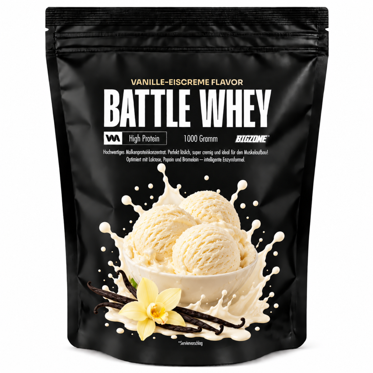 Big Zone Battle Whey 1000g - SHOPOUTLET24. Der Protein und Supplement Dealer