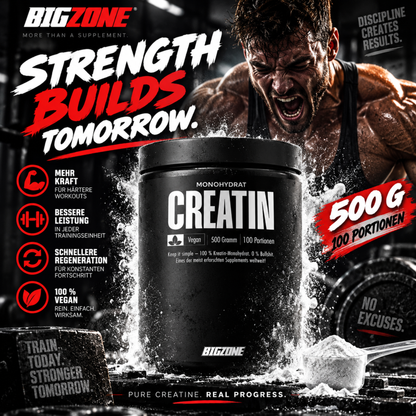 Big Zone Creatin 500g - SHOPOUTLET24. Der Protein und Supplement Dealer