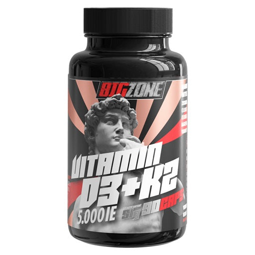 Big Zone Vitamin D3  K2 90 Kapseln - SHOPOUTLET24. Der Protein und Supplement Dealer