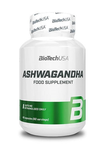 BioTech Ashwagandha 60 Kapseln - SHOPOUTLET24. Der Protein und Supplement Dealer