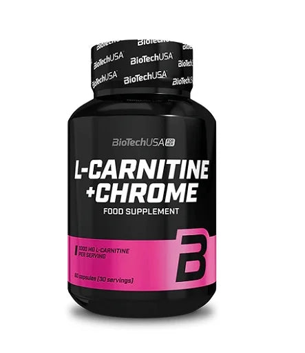 BioTech L-Carnitine  Chrome 60 Kapsel - SHOPOUTLET24. Der Protein und Supplement Dealer
