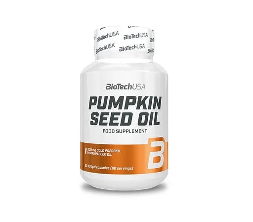 BioTech Pumpkin Seed Oil 60 Kapseln - SHOPOUTLET24. Der Protein und Supplement Dealer
