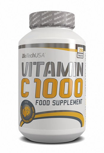 BioTech Vitamin C 1000 - 250 Tabl. - SHOPOUTLET24. Der Protein und Supplement Dealer