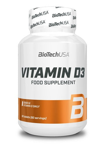 BioTech Vitamin D3 60 Tabletten - SHOPOUTLET24. Der Protein und Supplement Dealer