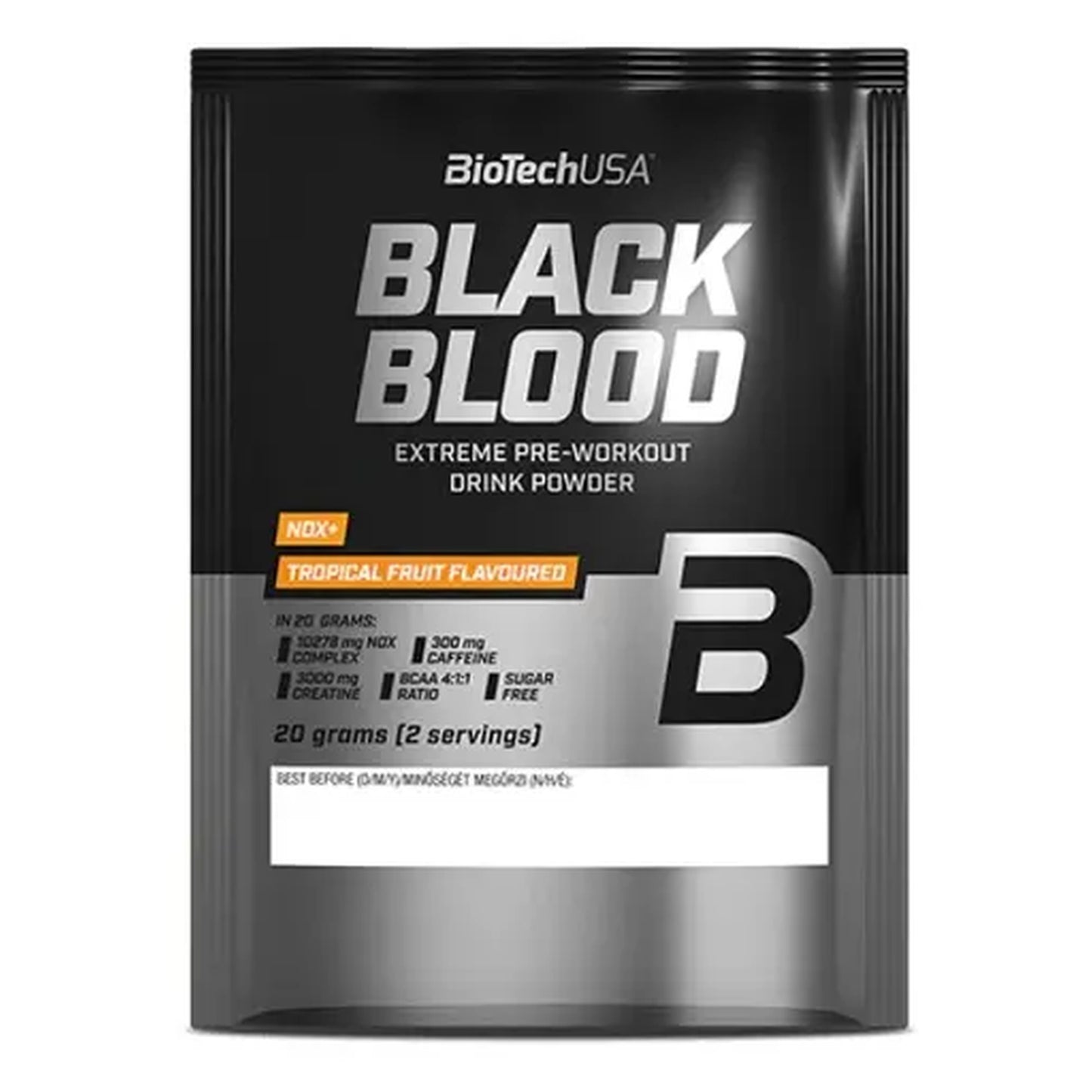 BioTech Black Blood NOX PROBEN 5x20g MIX - SHOPOUTLET24. Der Protein und Supplement Dealer