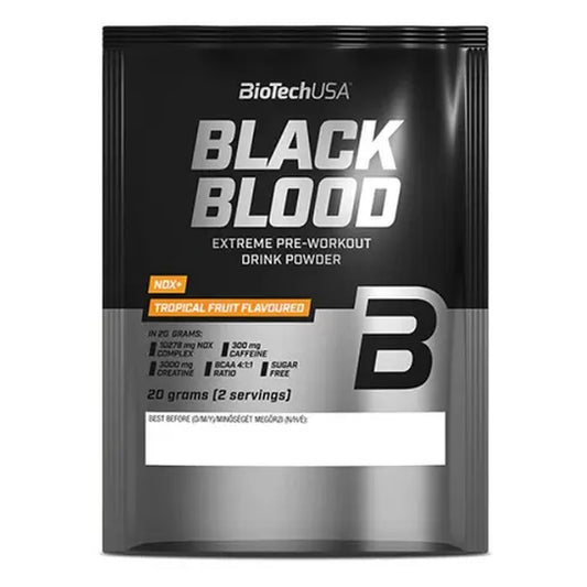 BioTech Black Blood NOX PROBEN 5x20g MIX - SHOPOUTLET24. Der Protein und Supplement Dealer