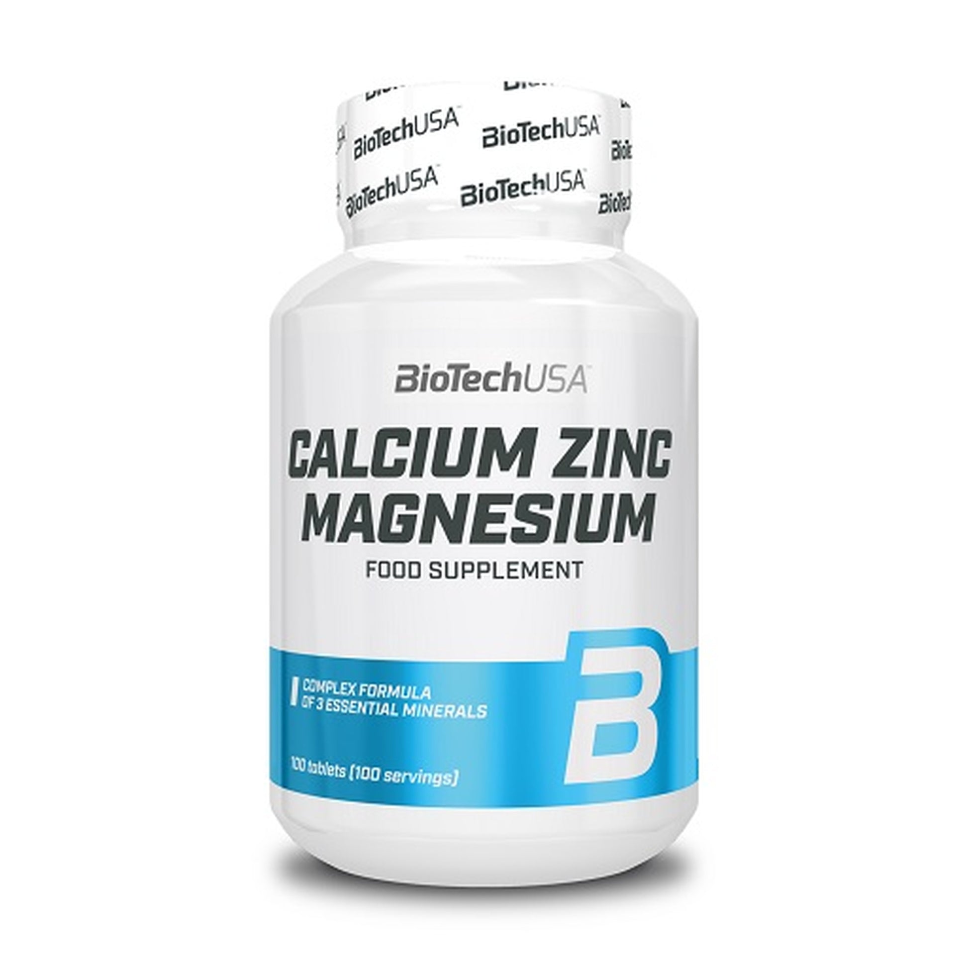 BioTech Calcium Zinc Magnesium - 100 Tabl. - SHOPOUTLET24. Der Protein und Supplement Dealer