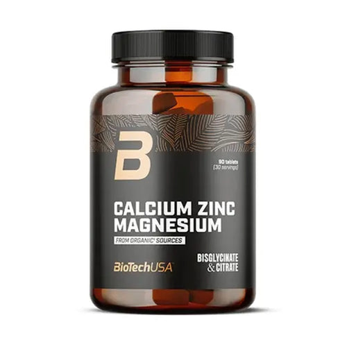 BioTech Calcium Zinc Magnesium from organic sources 90 Tabletten - SHOPOUTLET24. Der Protein und Supplement Dealer