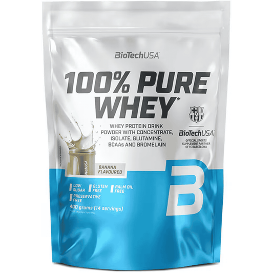 BioTech 100% Pure Whey 400g - SHOPOUTLET24. Der Protein und Supplement Dealer