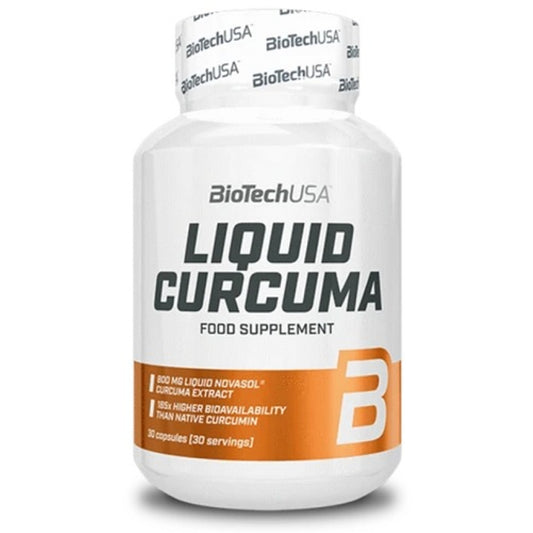 BioTech Liquid Curcuma 30 Kapseln - SHOPOUTLET24. Der Protein und Supplement Dealer