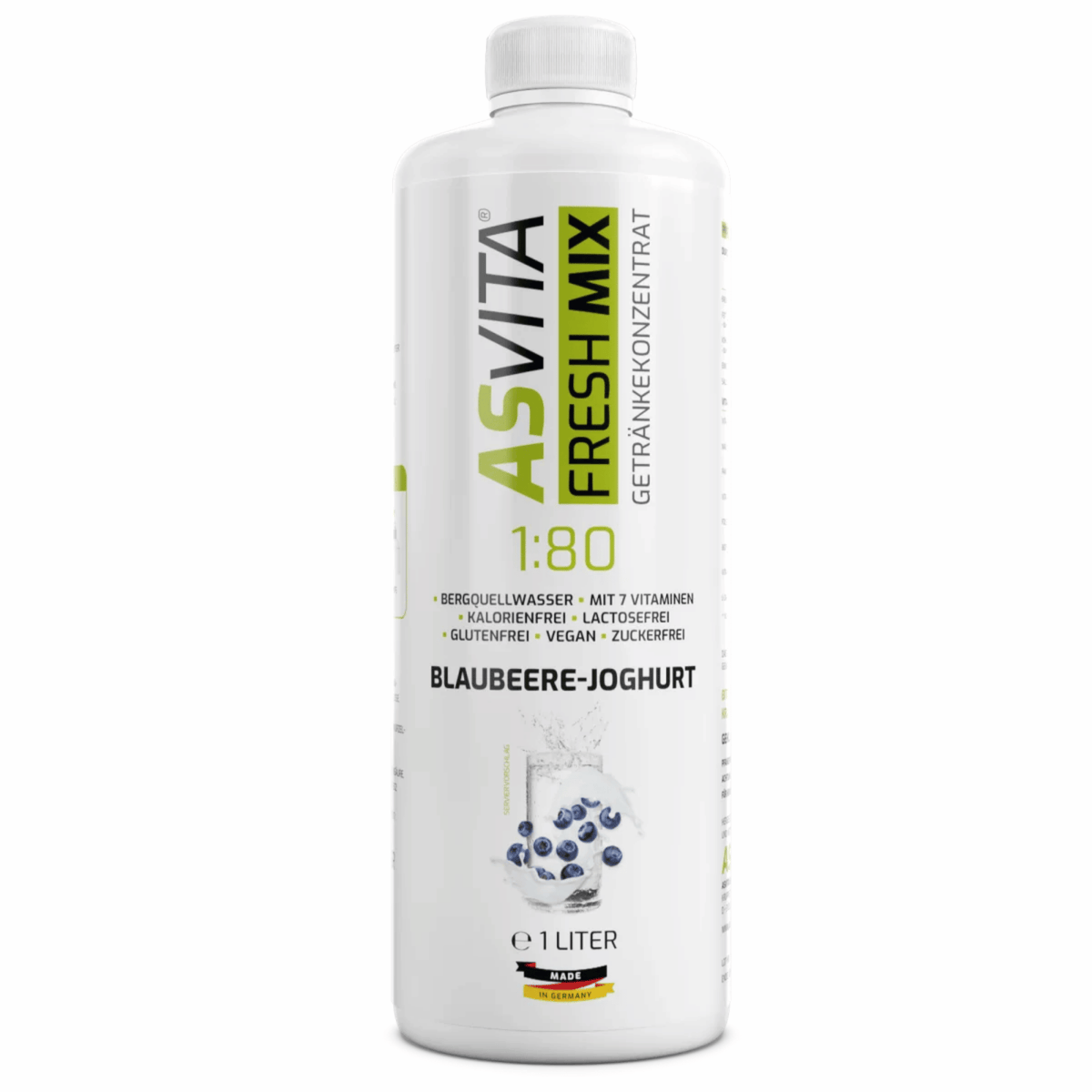 ASVita Fresh Mix Mineralgetränk 1/80 - 1L - SHOPOUTLET24. Der Protein und Supplement Dealer