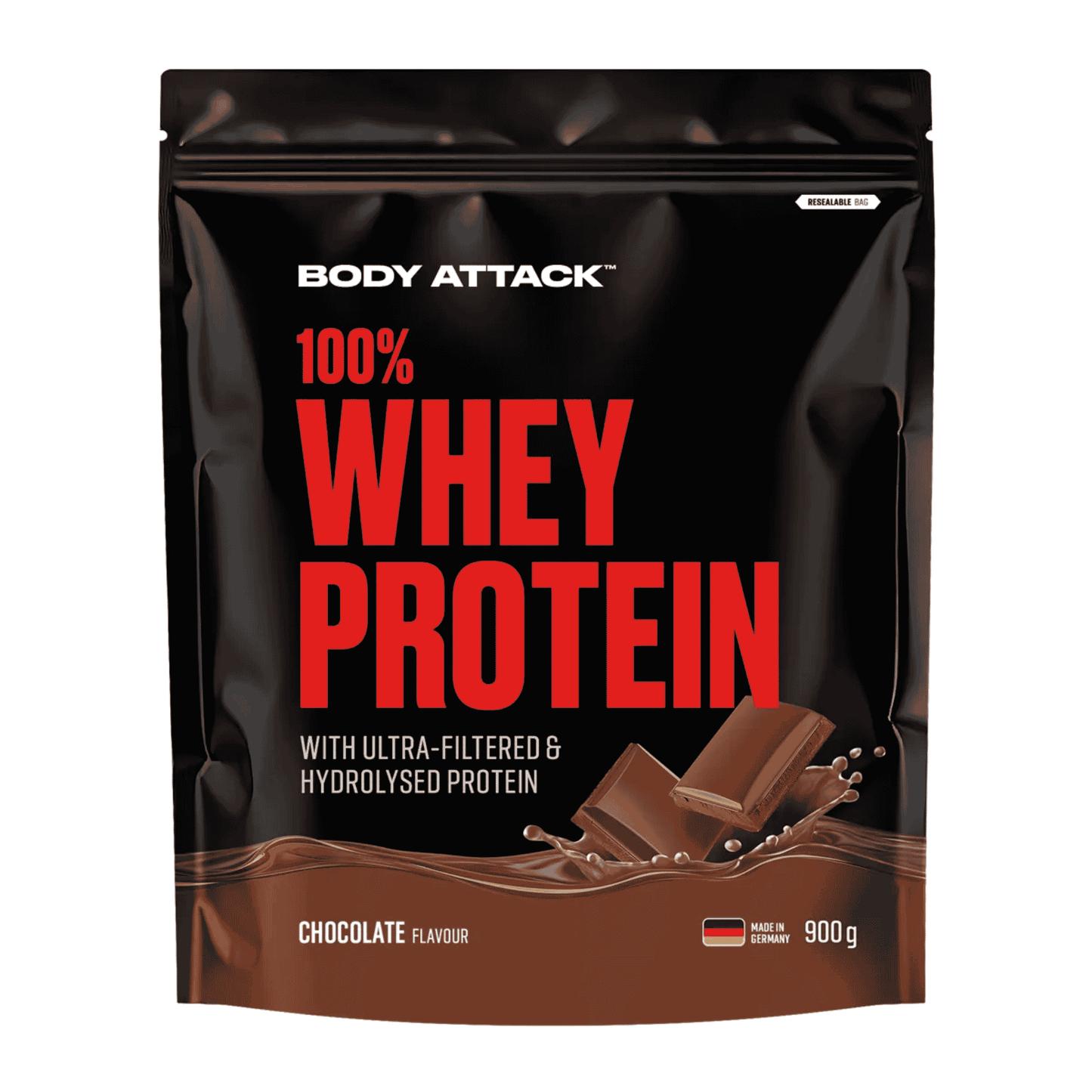 Body Attack 100% Whey Protein 900g