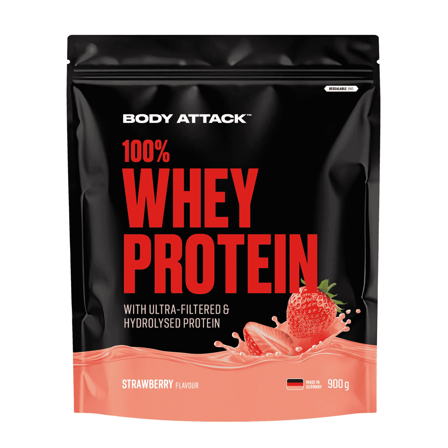 Body Attack 100% Whey Protein 900g