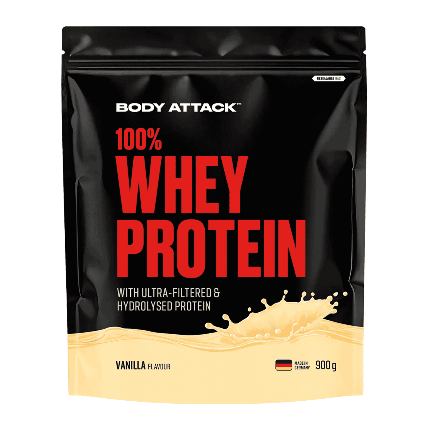 Body Attack 100% Whey Protein 900g