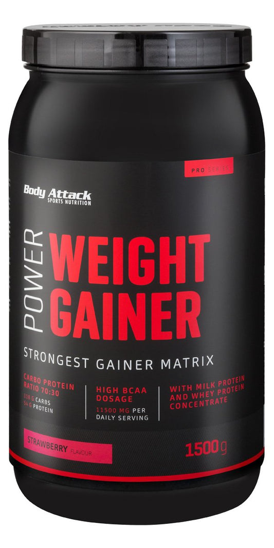 Body Attack Power Weight Gainer 1,5kg - SHOPOUTLET24. Der Protein und Supplement Dealer