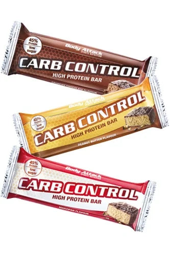 Body Attack Carb Control - Proteinriegel 100g EINZELN - SHOPOUTLET24. Der Protein und Supplement Dealer