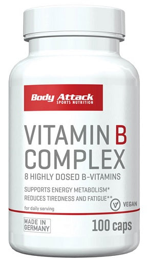 Body Attack B-Complex 100 Kapsel - SHOPOUTLET24. Der Protein und Supplement Dealer