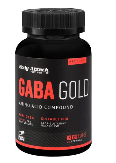 Body Attack Gaba Gold 80 Kapsel - SHOPOUTLET24. Der Protein und Supplement Dealer