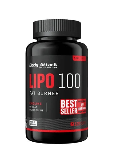 Body Attack Lipo 100 (120 Kapsel) - SHOPOUTLET24. Der Protein und Supplement Dealer
