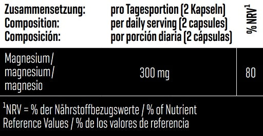 Body Attack Magnesium Bisglycinat 120 Kapseln - SHOPOUTLET24. Der Protein und Supplement Dealer