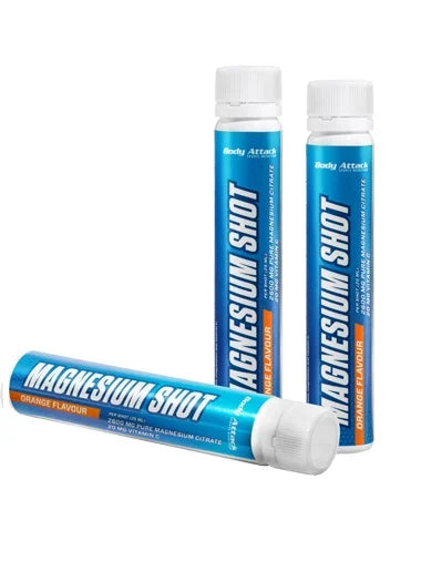 Body Attack Magnesium Shots 20x25ml - Orange - SHOPOUTLET24. Der Protein und Supplement Dealer