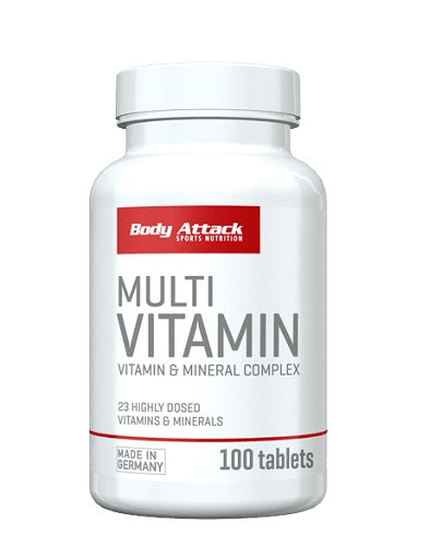 Body Attack Multi Vitamin 100 Tabletten - SHOPOUTLET24. Der Protein und Supplement Dealer