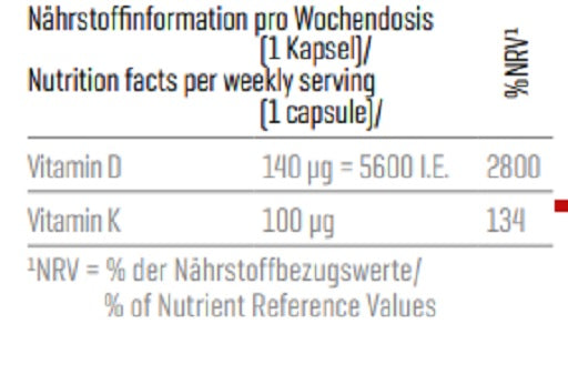 Body Attack Vitamin D3 120 caps - SHOPOUTLET24. Der Protein und Supplement Dealer