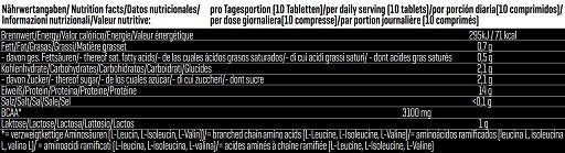 Body Attack Whey Amino Gold 325 Tabletten - SHOPOUTLET24. Der Protein und Supplement Dealer