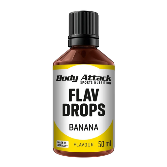 Body Attack Flavour Drops 50ml - SHOPOUTLET24. Der Protein und Supplement Dealer