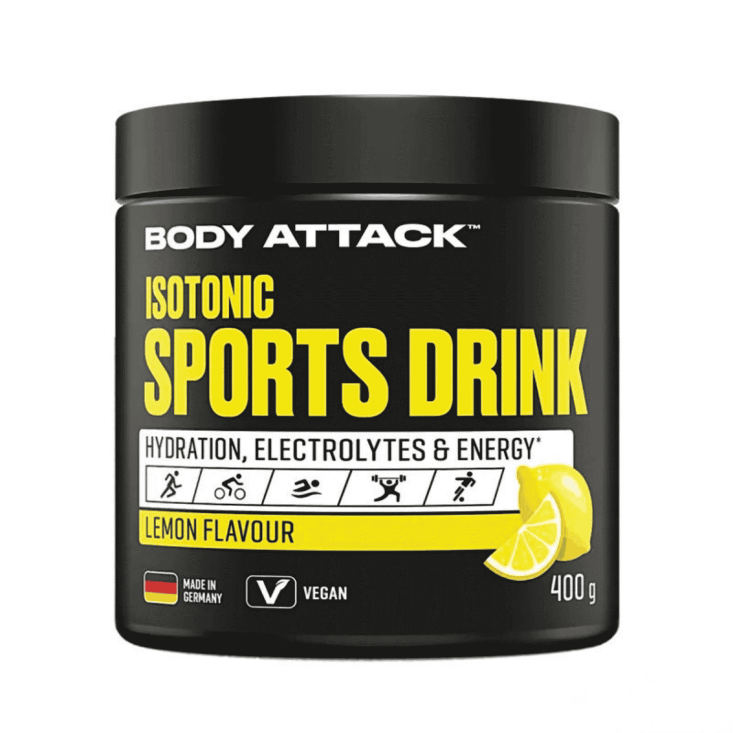 Body Attack Isotonic Sports Drink 400g