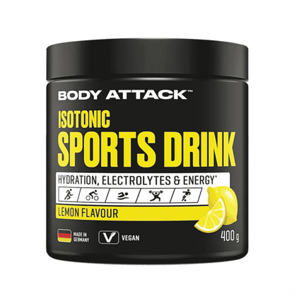 Body Attack Isotonic Sports Drink 400g - SHOPOUTLET24. Der Protein und Supplement Dealer