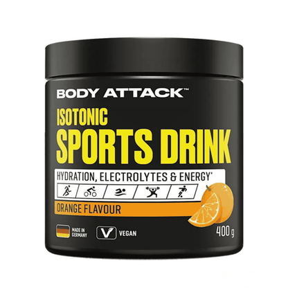 Body Attack Isotonic Sports Drink 400g - SHOPOUTLET24. Der Protein und Supplement Dealer
