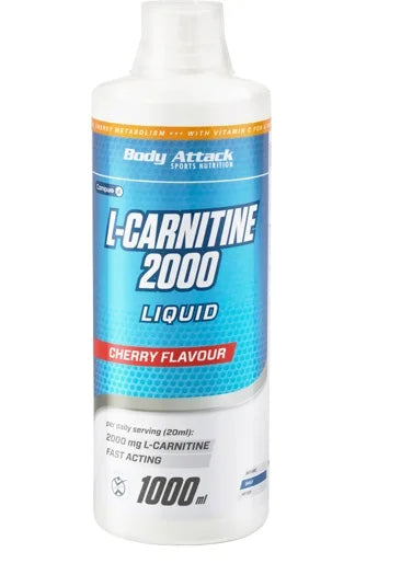 Body Attack L-Carnitine Liquid 2000, 1000ml - SHOPOUTLET24. Der Protein und Supplement Dealer