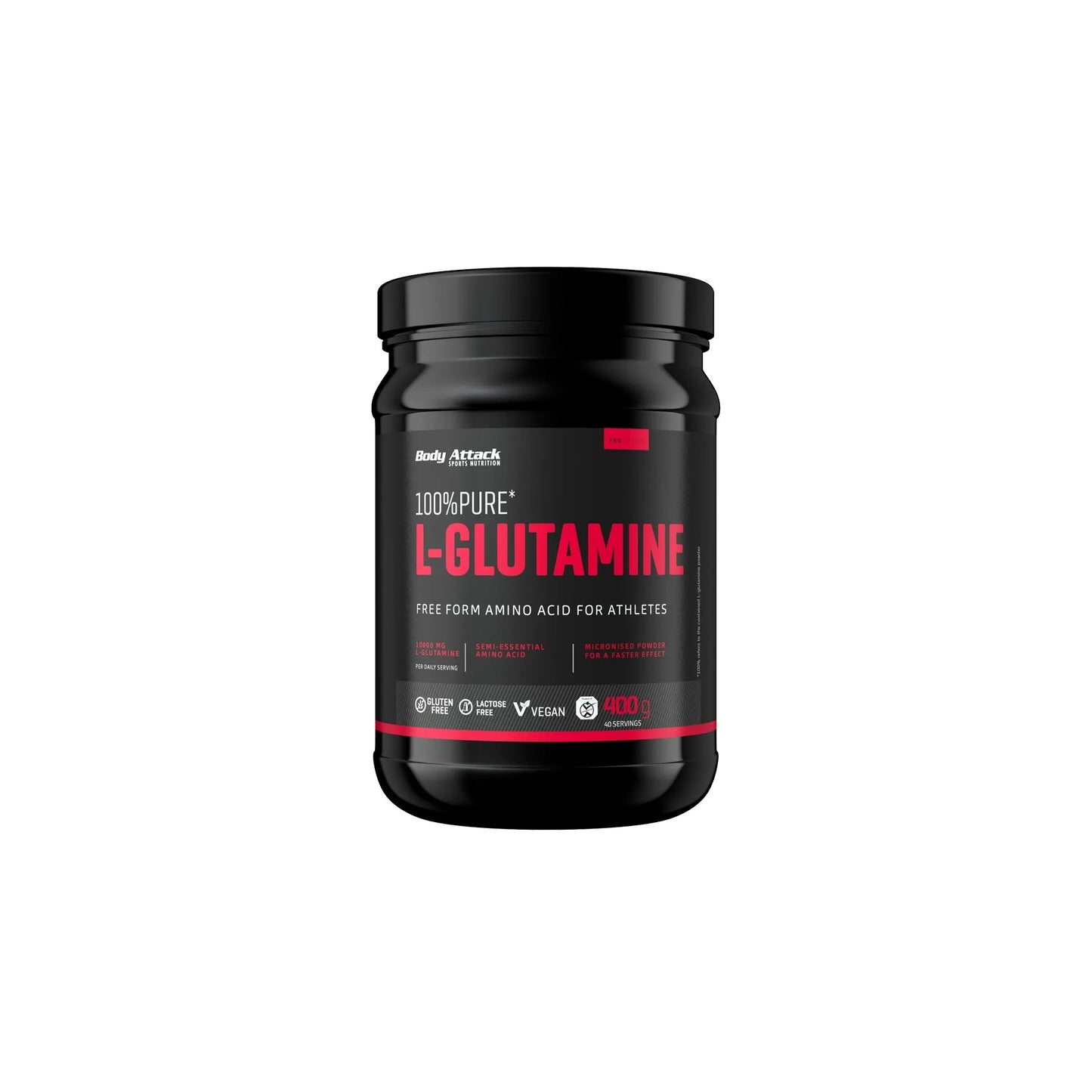 Body Attack Pure L-Glutamine 1kg - SHOPOUTLET24. Der Protein und Supplement Dealer